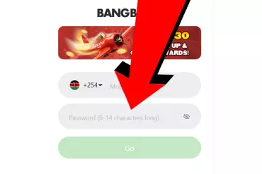 Set a password containing between 6 and 14 characters